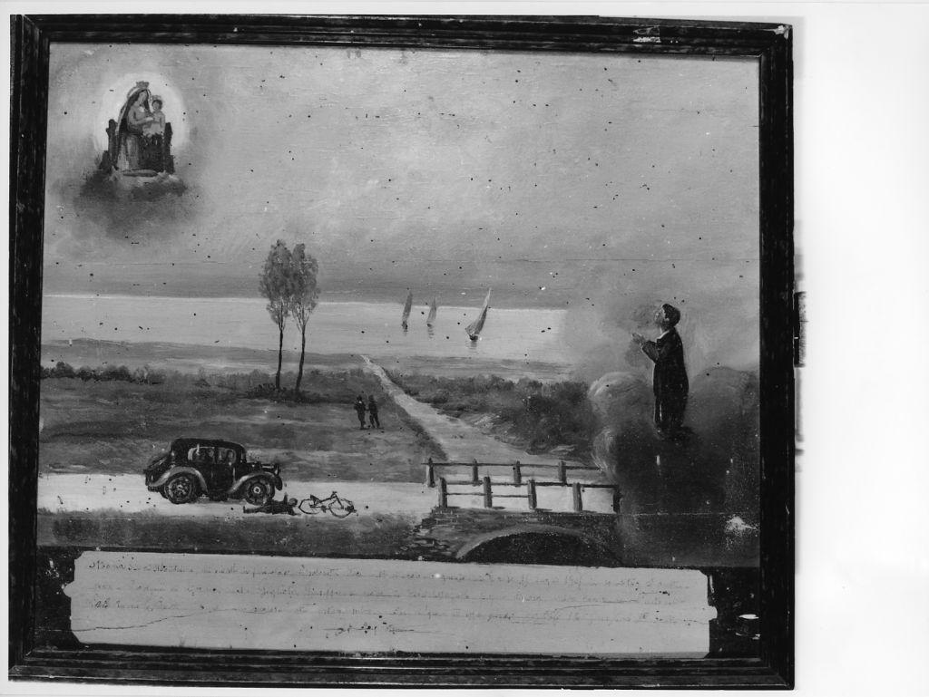 Evento miracoloso della Madonna di Montenero (ex voto) - ambito toscano (sec. XX)