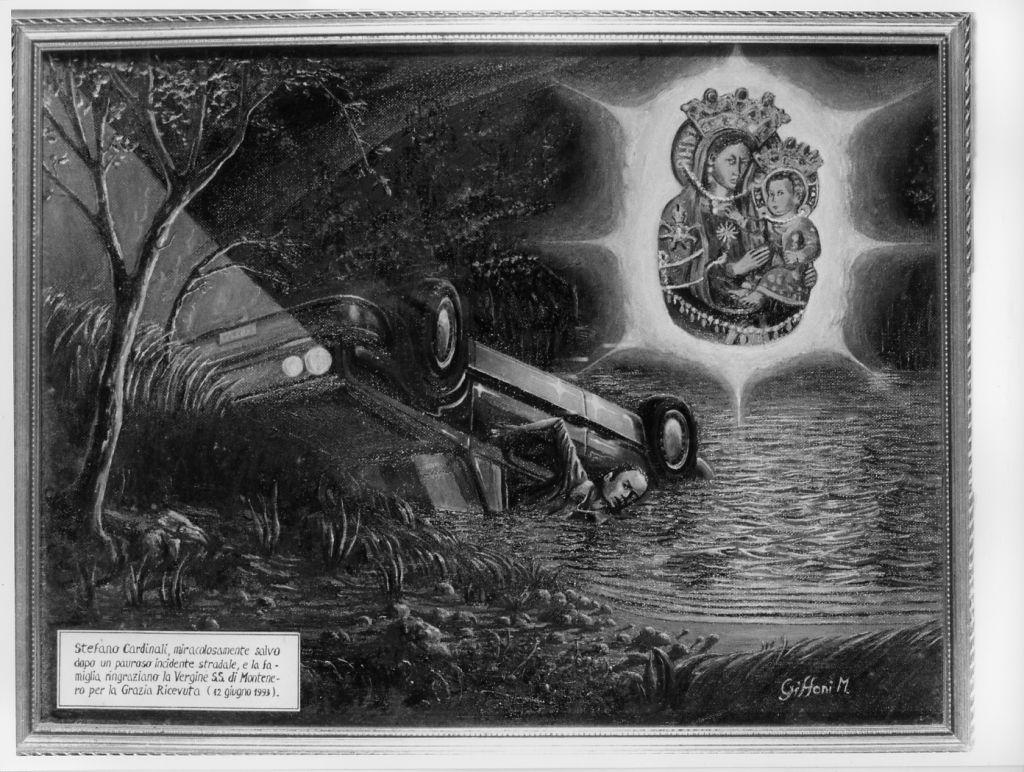 Evento miracoloso della Madonna di Montenero (ex voto) di Giffoni M (sec. XX)