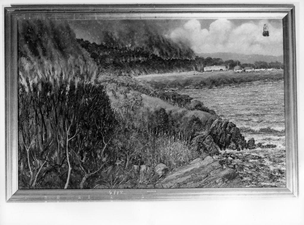 Evento miracoloso della Madonna di Montenero (ex voto) - ambito toscano (sec. XX)