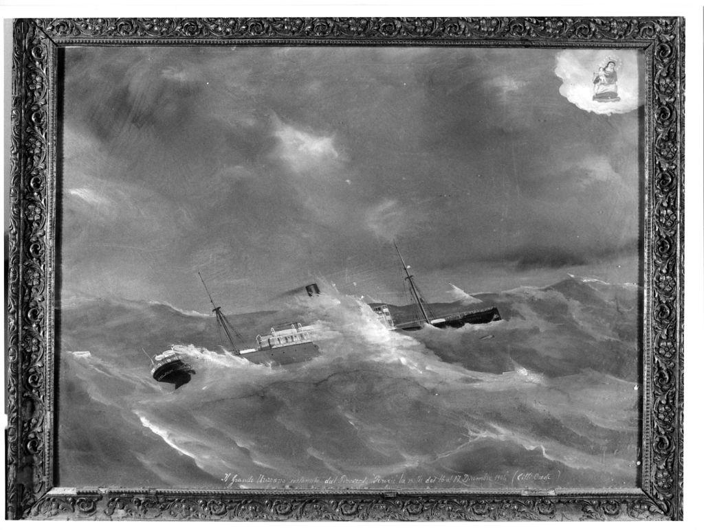 Evento miracoloso della Madonna di Montenero (ex voto) - ambito toscano (sec. XX)