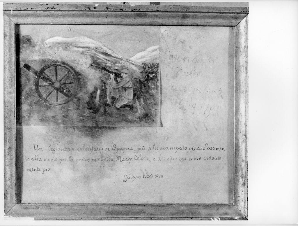 Evento miracoloso della Madonna di Montenero (ex voto) - ambito toscano (sec. XX)