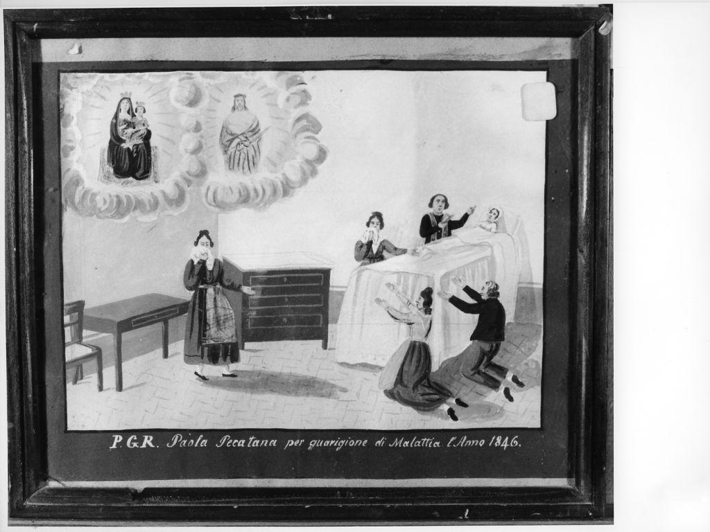 Evento miracoloso della Madonna di Montenero (ex voto) - ambito toscano (sec. XIX)