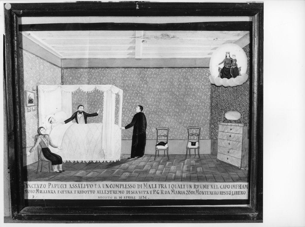 Evento miracoloso della Madonna di Montenero (ex voto) - ambito toscano (sec. XIX)