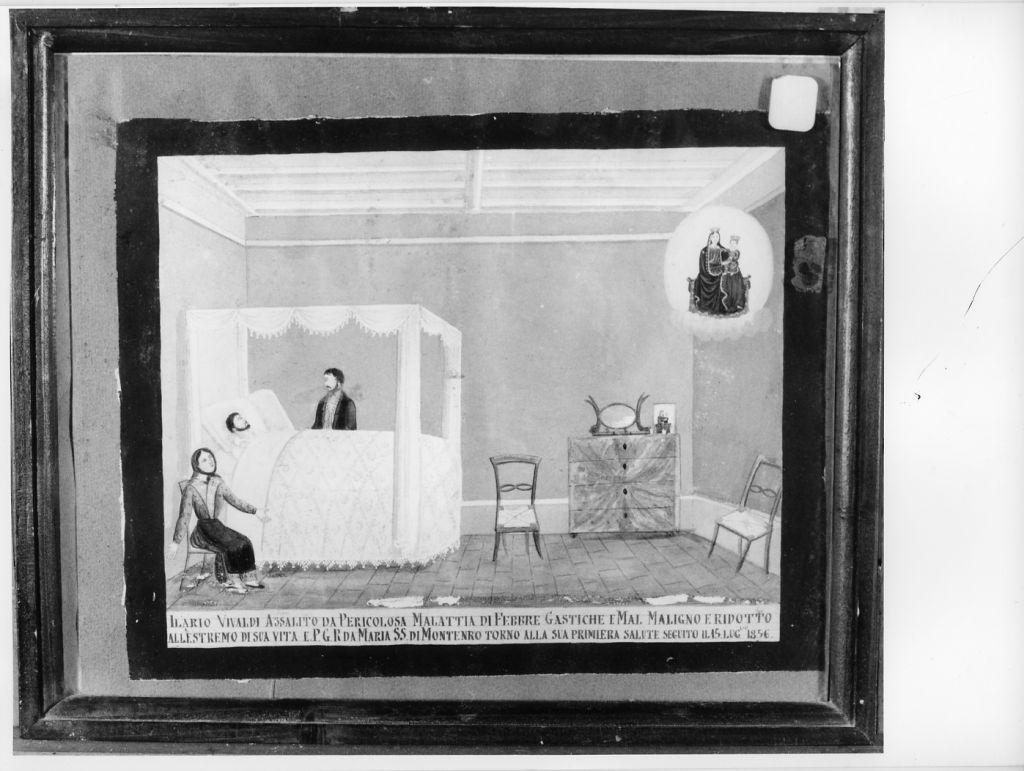 Evento miracoloso della Madonna di Montenero (ex voto) - ambito toscano (sec. XIX)