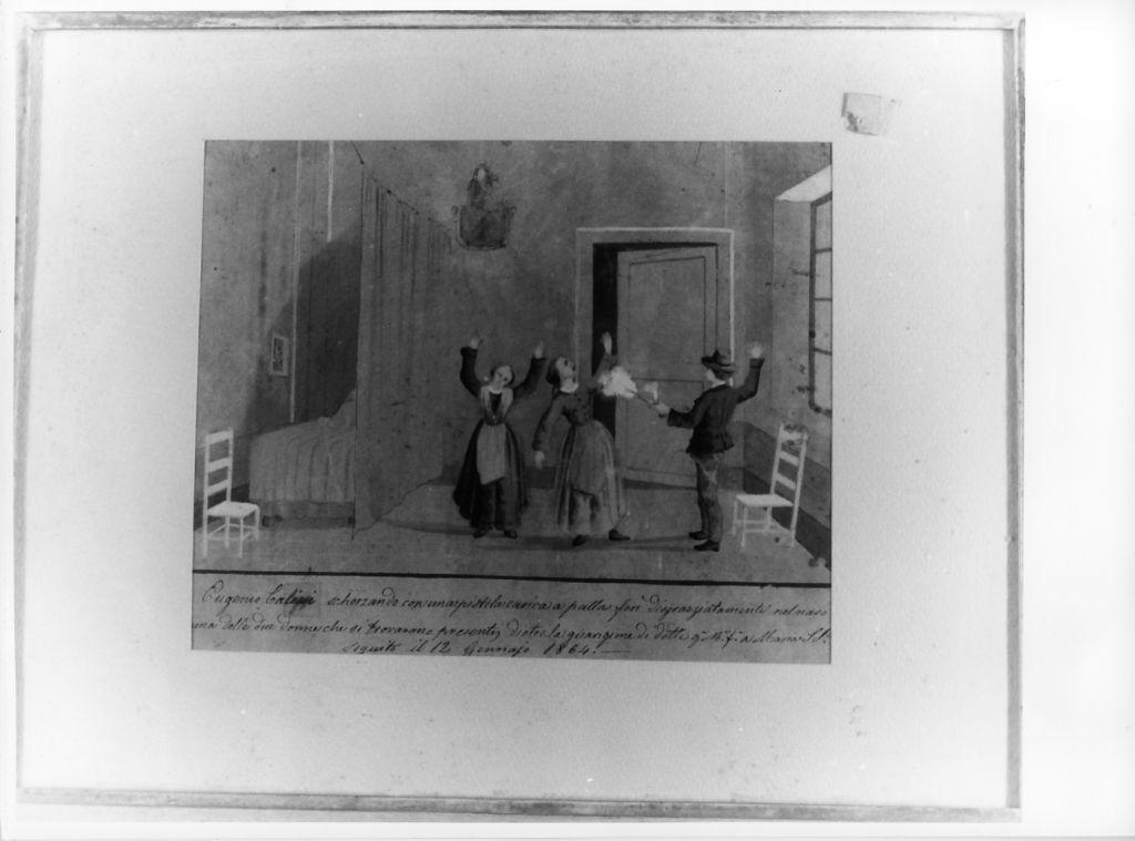 Evento miracoloso della Madonna di Montenero (ex voto) - ambito toscano (sec. XIX)