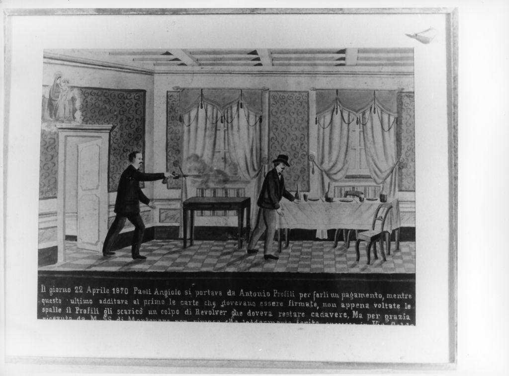 Evento miracoloso della Madonna di Montenero (ex voto) - ambito toscano (sec. XIX)