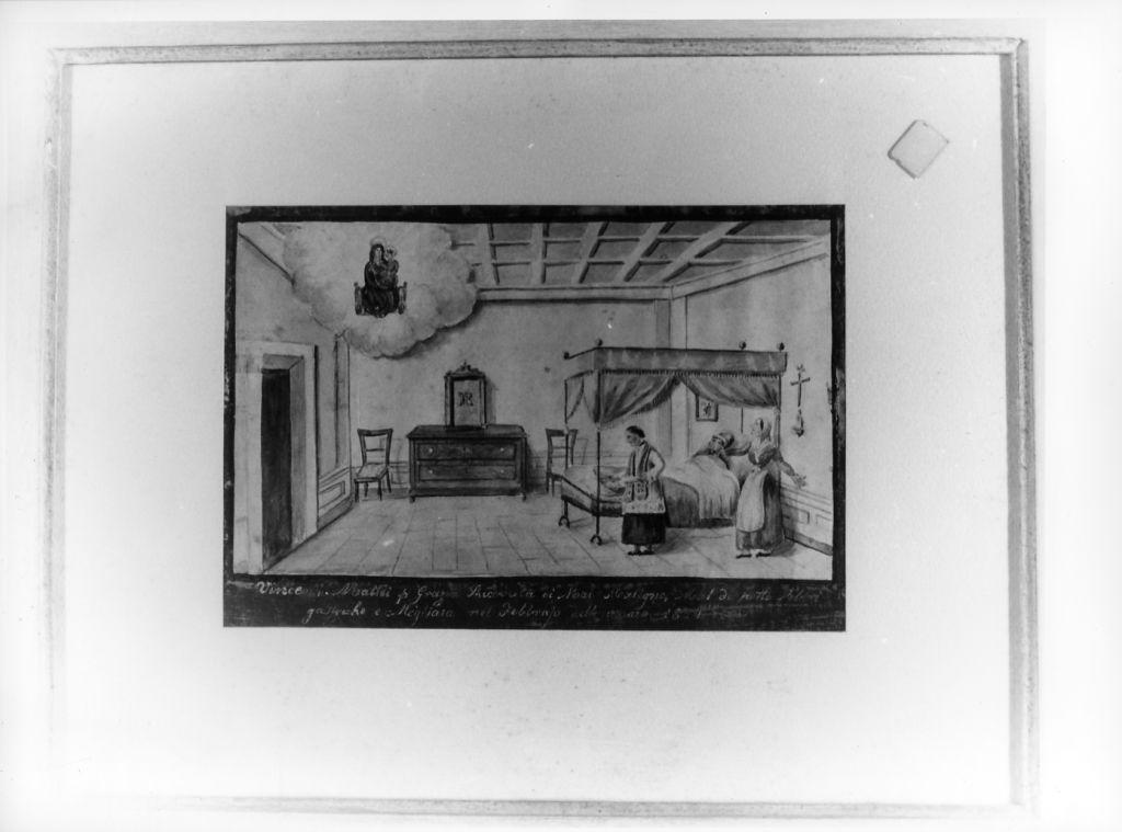 Evento miracoloso della Madonna di Montenero (ex voto) - ambito toscano (sec. XIX)