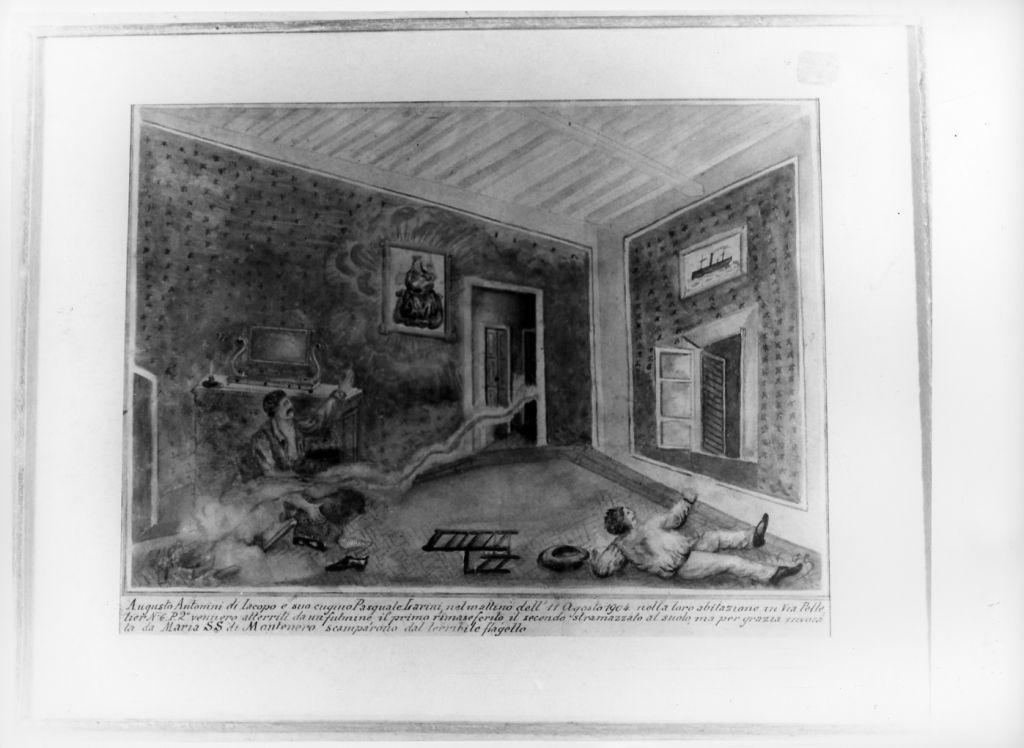 Evento miracoloso della Madonna di Montenero (ex voto) - ambito toscano (sec. XX)