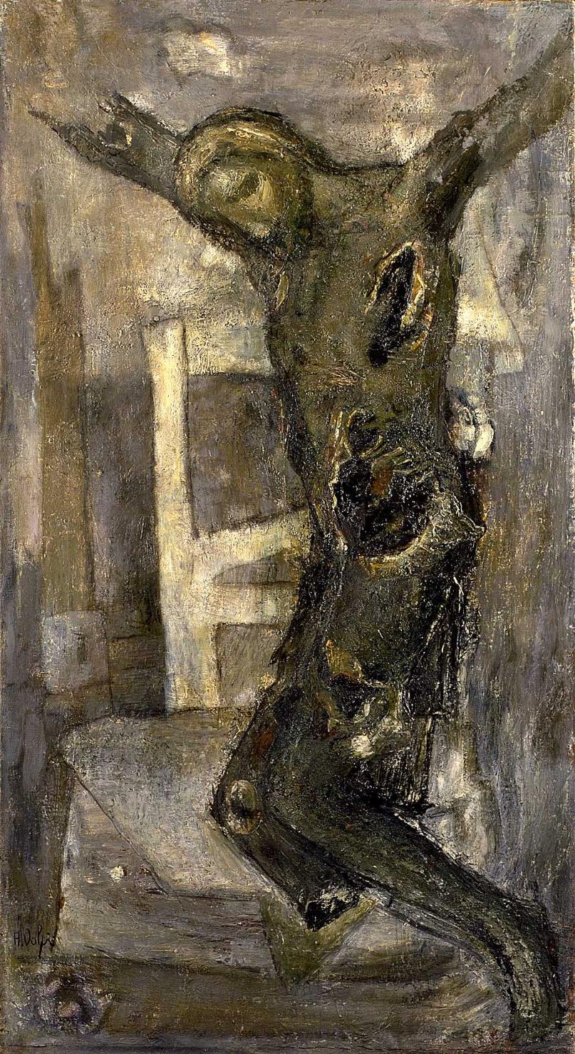 Bombardamento sull'altare, figura (dipinto, opera isolata) - ambito italiano (sec. XX)