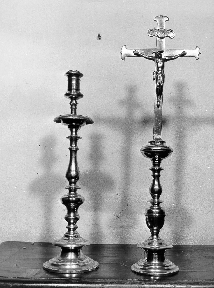 candeliere, serie - bottega toscana (sec. XVIII)