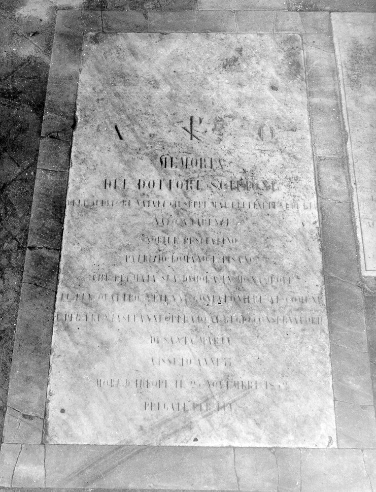 lapide - bottega toscana (sec. XIX)