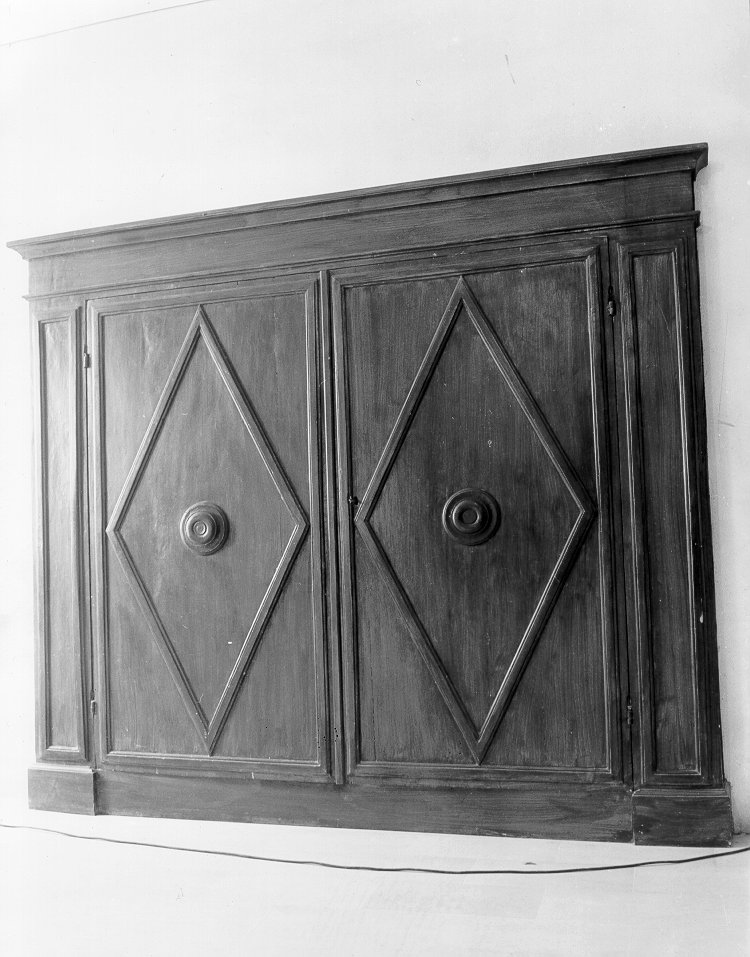 armadio - a muro - bottega toscana (sec. XIX)