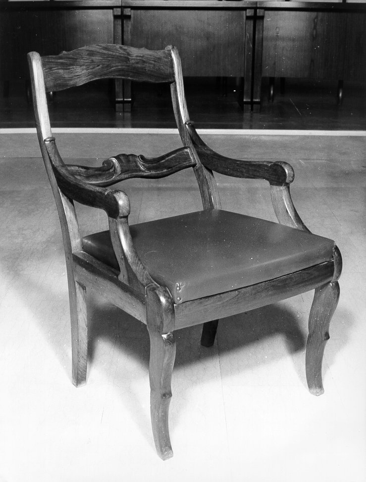 poltrona, serie - bottega toscana (sec. XIX)