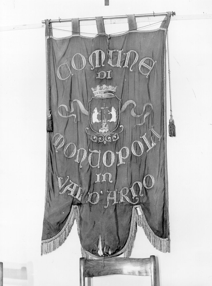 stendardo processionale - manifattura toscana (sec. XX)