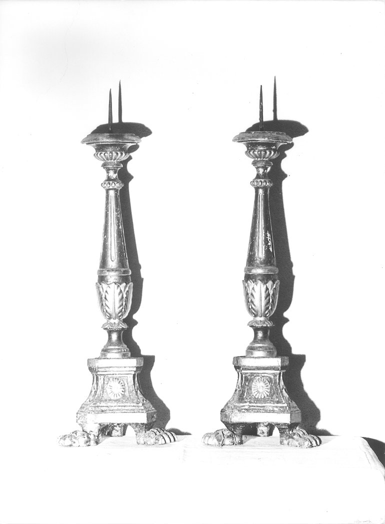 candelabro - ambito italiano (fine sec. XVIII)