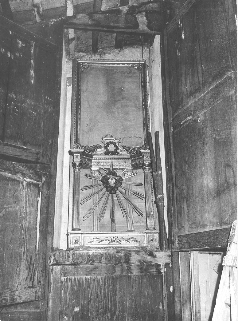 tronetto per esposizione eucaristica - ambito italiano (secc. XVIII/ XIX)