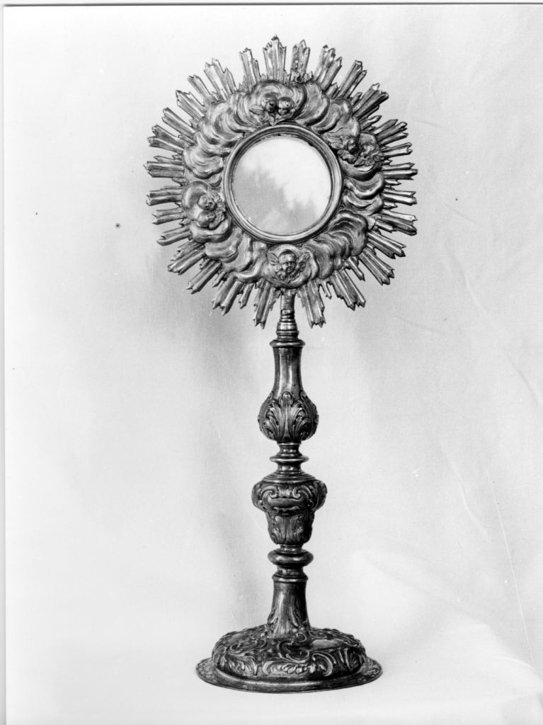 ostensorio - a raggiera - bottega toscana (sec. XVIII)