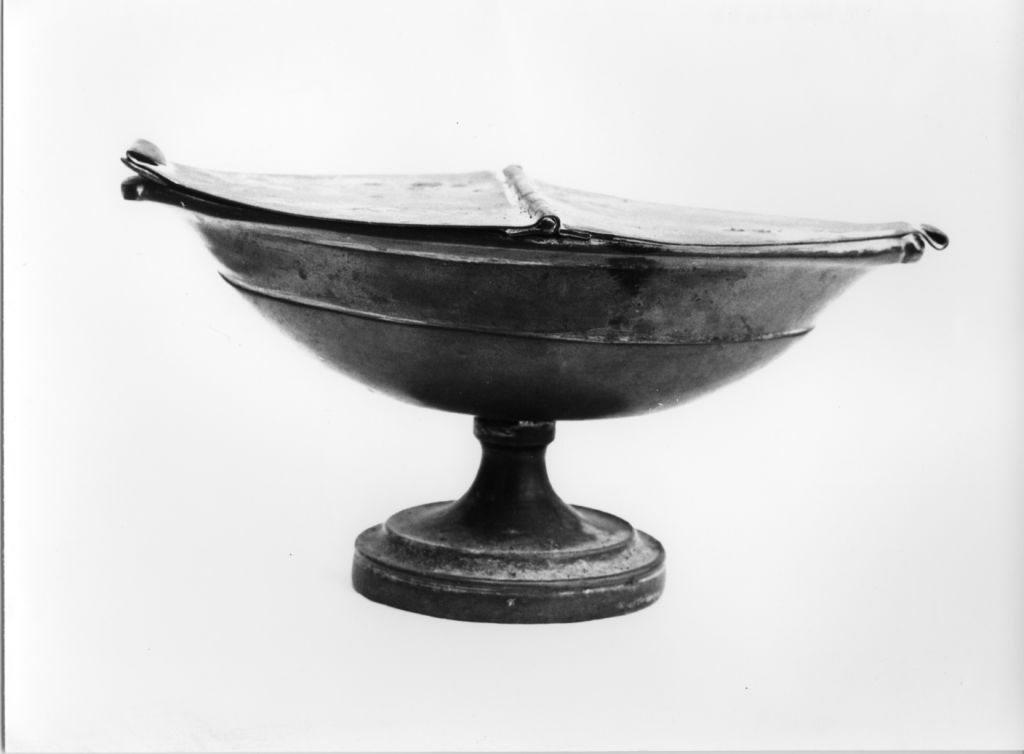 navicella portaincenso - bottega toscana (sec. XIX)