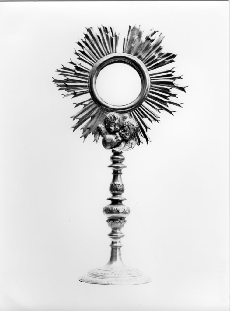 ostensorio - a raggiera - bottega toscana (fine sec. XVIII)