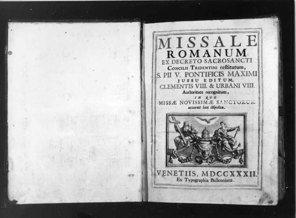 coperta di libro liturgico - ambito veneziano (sec. XVIII)