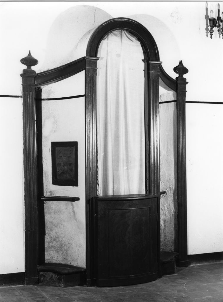 confessionale, serie - bottega volterrana (fine sec. XVIII)