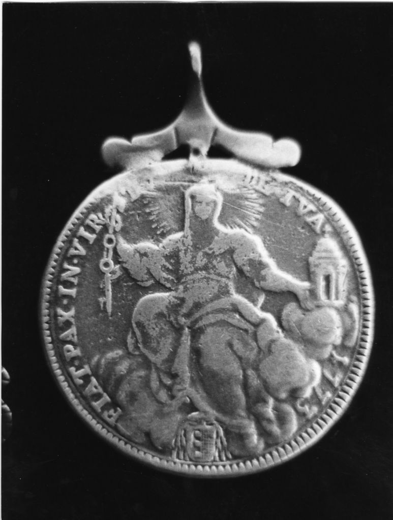 medaglia - bottega italiana (sec. XVIII)