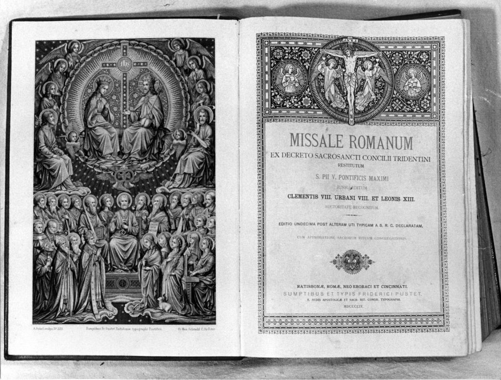 coperta di libro liturgico - bottega italiana (sec. XX)