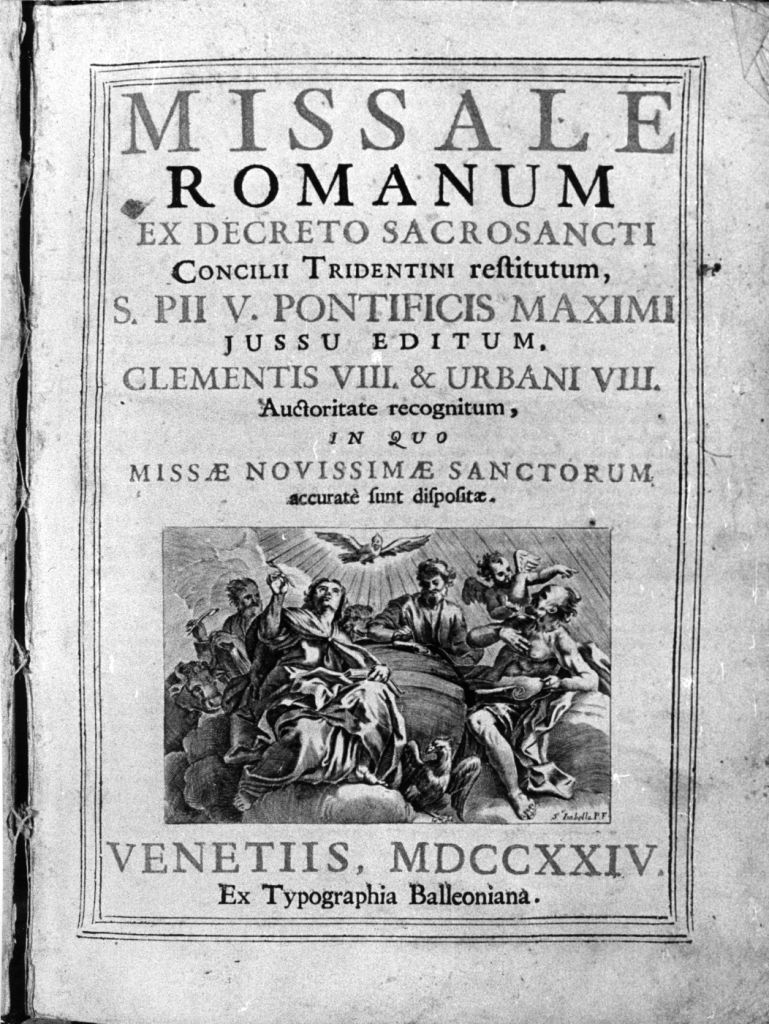 coperta di libro liturgico - ambito veneziano (sec. XVIII)