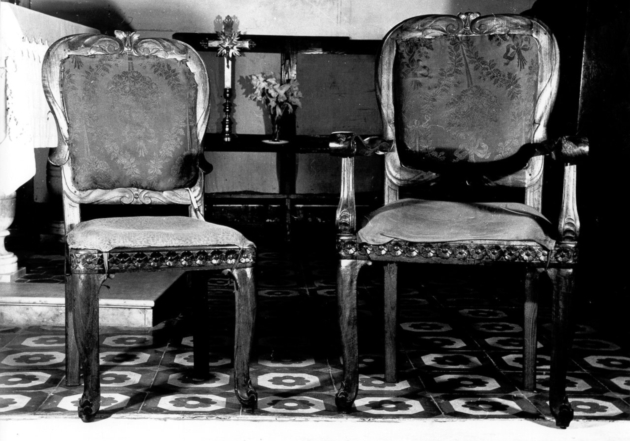 poltrona, serie - bottega toscana (inizio sec. XIX)