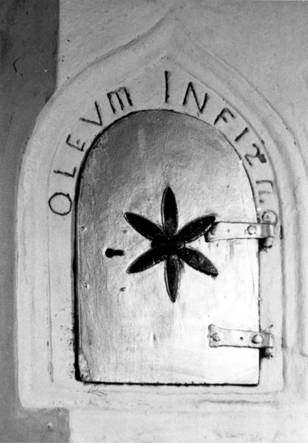 tabernacolo murale - bottega toscana (inizio sec. XV)