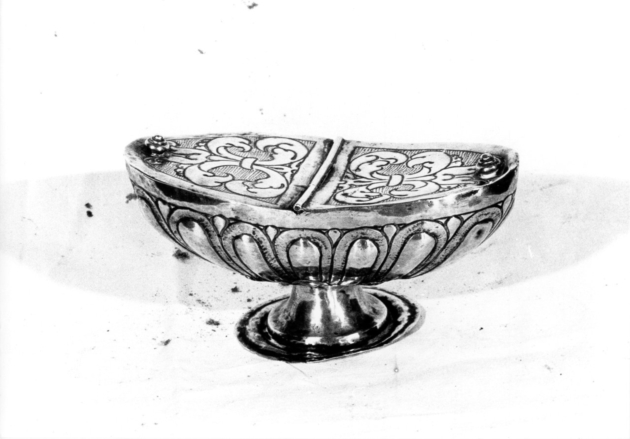 navicella portaincenso - bottega italiana (sec. XVII)