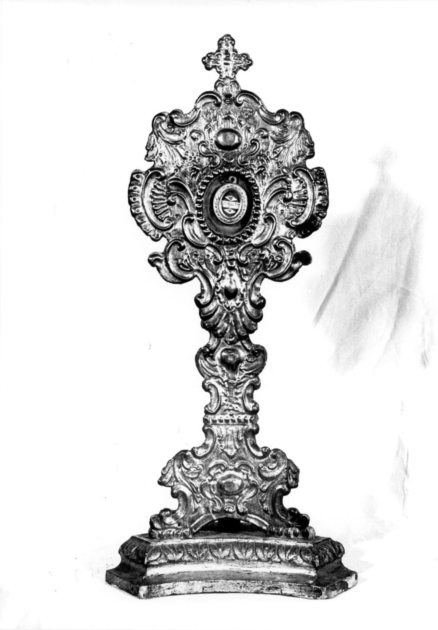 reliquiario - bottega toscana (fine/inizio secc. XVIII/ XIX)