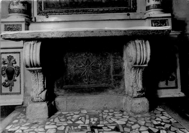 mensa d'altare - bottega toscana (prima metà sec. XVII)