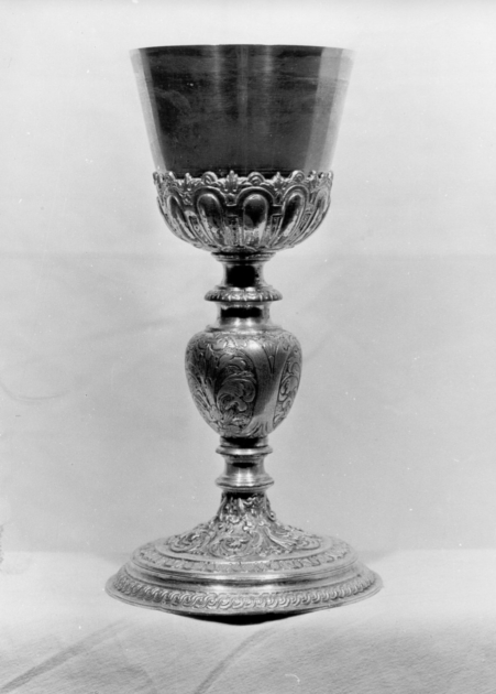 calice - bottega toscana (fine/inizio secc. XVI/ XVII)