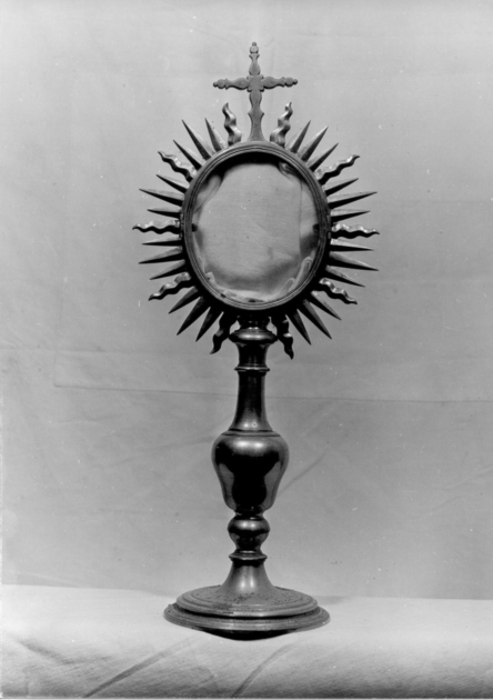 ostensorio - bottega toscana (fine/inizio secc. XVII/ XVIII)