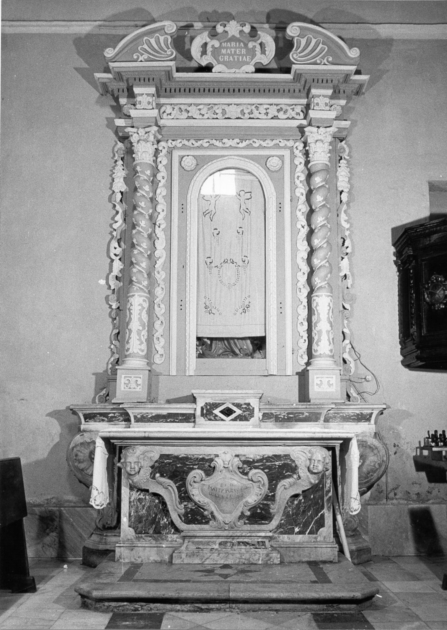 altare - bottega toscana, bottega apuo-versiliese (sec. XVIII)