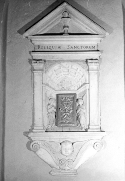 tabernacolo murale - bottega italiana (fine/inizio secc. XV/ XVI)