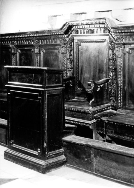 stalli del coro - bottega toscana (sec. XVIII)