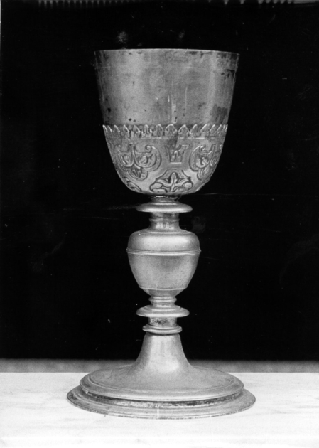 calice - bottega toscana (fine/inizio secc. XVI/ XVII)