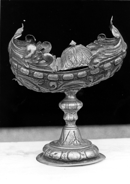 navicella portaincenso - bottega italiana (prima metà sec. XVIII)