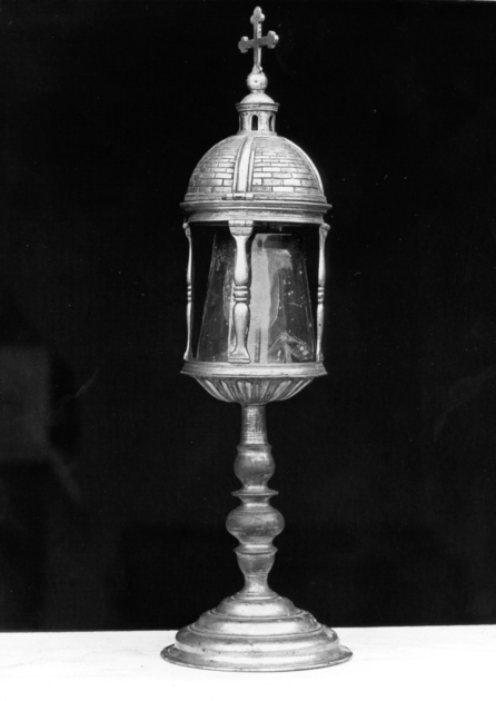 reliquiario architettonico - a tempietto - bottega italiana (sec. XVIII)