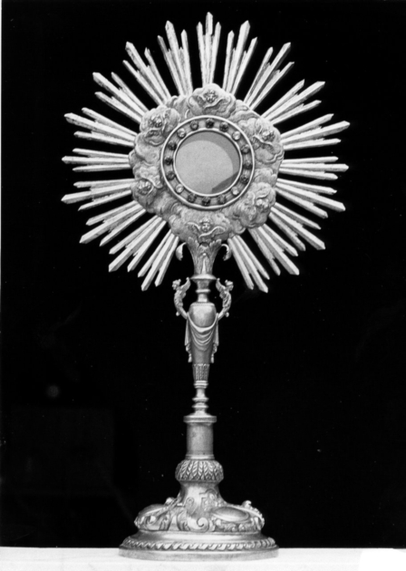 ostensorio - bottega livornese (sec. XIX)