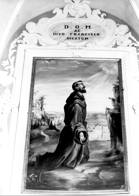 SAN FRANCESCO D'ASSISI (dipinto) - ambito toscano (sec. XVIII)