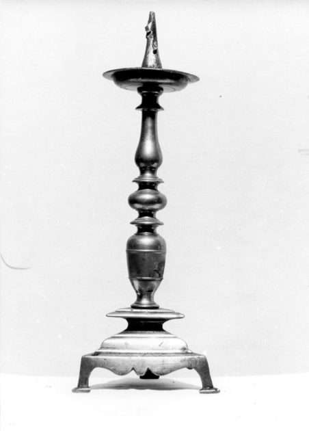 candeliere, serie - bottega toscana (sec. XVII)