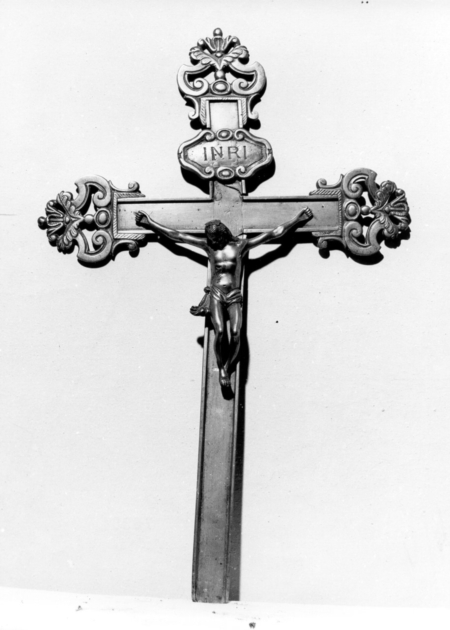 croce processionale - bottega toscana (sec. XVIII)