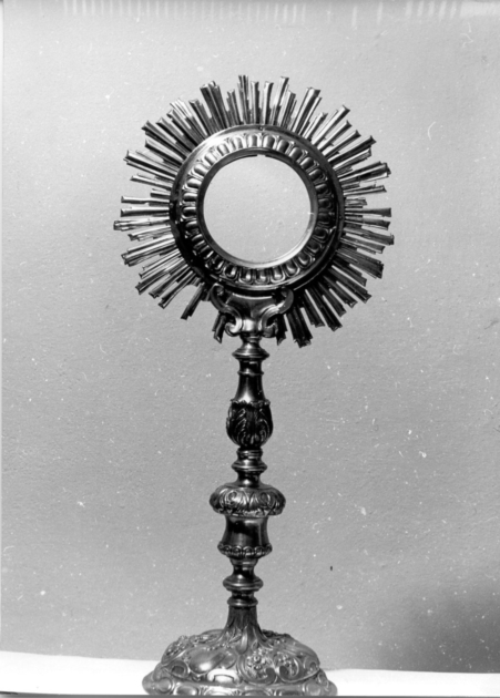 ostensorio - bottega italiana (sec. XIX)