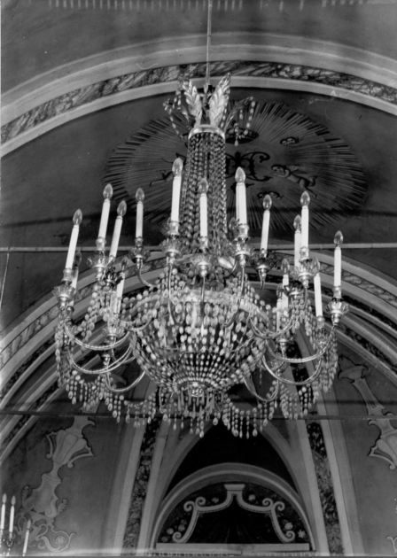 lampadario, serie - bottega italiana (sec. XIX)