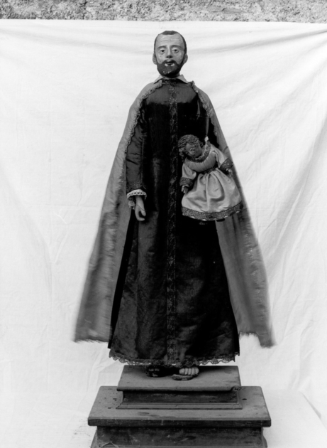 San Giuseppe con Gesù Bambino (statua) - bottega toscana (sec. XIX)