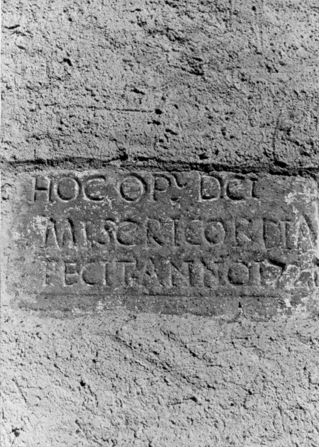 lapide documentaria - bottega toscana (sec. XVIII)