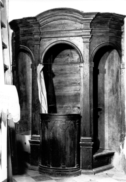 confessionale - bottega toscana (seconda metà sec. XIX)